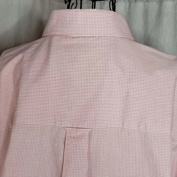 EAGLE DRY GOODS‎ Men's Red and White Checkered Dress Shirt Large - Picture 6 of 8
